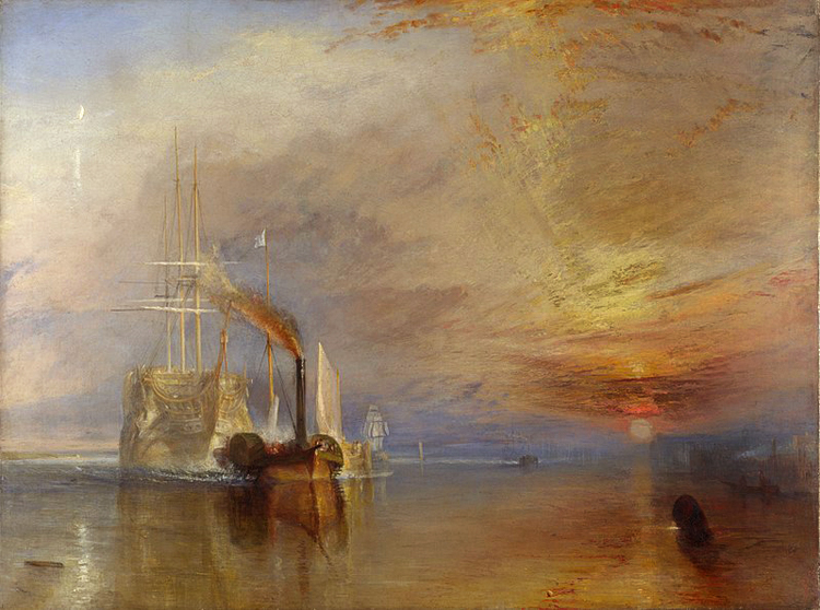 The  Fighting Temeraire Tugged to het last berth to be Broken Up (mk09)